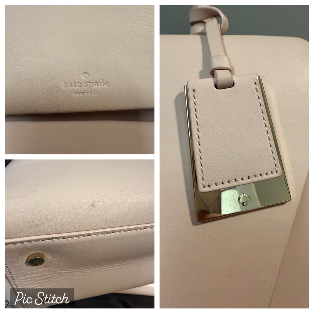Kate spade Madison Ave pink leather flap satchel & wallet - Picture 8 of 11